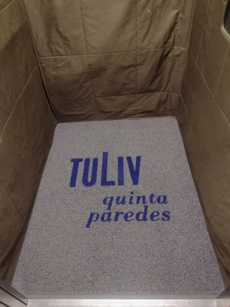 tapete atrapamugre personalizado ascensor